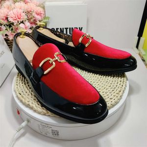 Wedding HBP Non-Brand Size 37-486-14 Shoes Comfortable Suede Leather Slip On Italian Design Fashion Men Loafer Dress