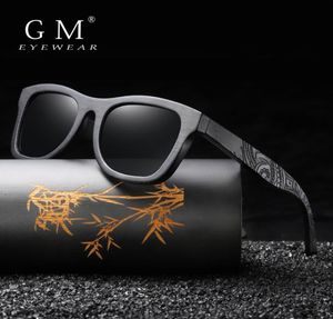 GM TRÄLE MANA LADY SUNGLASSES MEN039S Luxury Brand Designer Polariserade vintage Women Eyewear med Round Box1343330