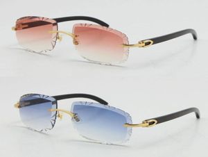 HardwareT8200762 без оправы, оригинальные черные солнцезащитные очки из рога буйвола, очки «кошачий глаз», унисекс, для водителя, большие квадратные солнцезащитные очки, оранжевые мужские9090899