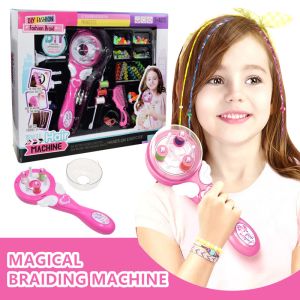 Ferramentas mb elétrica automática trança de cabelo diy trança penteado ferramenta torção trança máquina trança de cabelo tecer brinquedos para menina criança presente