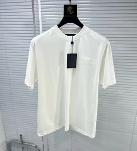 T-shirt da uomo Plus Polo Camicia bianca ricamata Camicie da uomo in poliestere di alta qualità Quantità dolcevita x64647