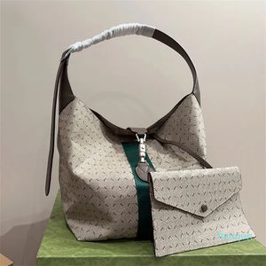 Mulheres grande capacidade sacola de compras sacolas designer bolsa bolsa clássica carta impressão prata acessórios de hardware de alta qualidade alças de ombro