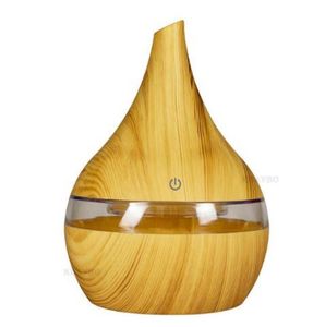 New 300ml USB Electric Aroma air diffuser wood Ultrasonic airs humidifier cool mist maker for home9933701