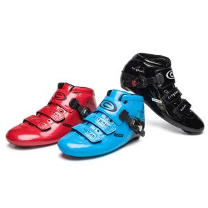 Boots Jeerkool Cityrun2 Speed Inline Roller Skates Carbon Fiber Boot Professional Competition 4 Wheel Speed Skating Shoes Patins Sxb1