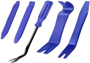 Professionellt handverktyg Set Auto Door Clip Panel Trim Removal Tools Kits Navigation Blades Dismontering Plastbil Interiör Seesaw4814684