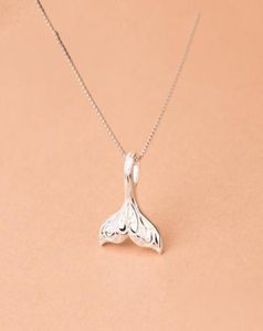 Hänge halsband design djur mode kvinnor halsband val svans fisk nautisk charm sjöjungfru eleganta smycken flickor krage7749417 9726