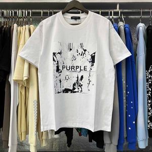 Rapper de camisetas masculinas da marca roxa Rapper Young Thug Graphic camise