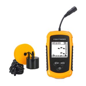 Finders Portable Fishing Sonar Detector Detection Djup på 100 m med 4*AAA Battery Fishing Finder lämplig för dammar/sjöar/hav