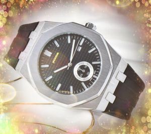 Czy ludzie marki duże zegarki męskie Wysokiej jakości ELOOJES 42 mm Automatyczny ruch wodoodporny kwarcowy ruch baterii metalowy gumowy pasek Oak Seria fajna zegarek Prezenty