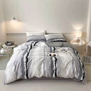 Impressão conjunto de cama alta qualidade colcha capa único duplo queen size edredão algodão 240306