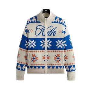 Męskie swetry bluza męskie dla mężczyzn dla mężczyzn ciepłe z kaptury Kith s snapbacks gruba kurtka Kith Hoodie Sweter Wysoka nowa produkt bestsellers projektant mody