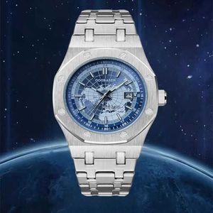 Autentyczny szwajcarski wędrujący Earth Hollow Edition Mens Watch Super Strong Night Light Waterproof High High Mass