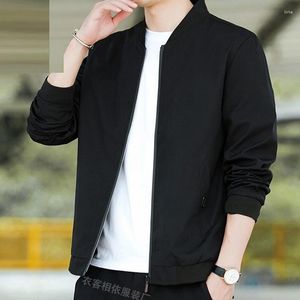 メンズジャケット韓国コート春と秋の若者のユニフォームカジュアル用途ジャケットのトレンドプラスサイズの服