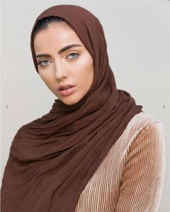 Ethnic Clothing Fashion Arab Women Muslim Hijab Scarf Hijabs Scarves Islamic Shawls Soild Headwrap Headscarf Plain Stole 180 95CM