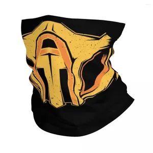 Bandanas Mortal Kombat Scorpion Neck Gaiter Women Men Uv Face Shield Winter Game Mkx liu kang bandana szalik na narty