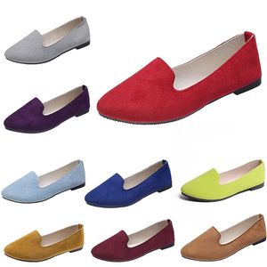 Mulheres confortáveis sapatos casuais treinador laranja preto vermelho amarelo roxo verde pêssego roxo rosa tênis ao ar livre tendências senhoras deslizamento plano trabalho sapato de maternidade A022