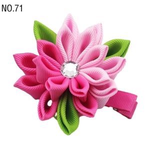 65-256 Best-selling Pointed Petal Bow Children's Hair Accessories for Girls