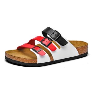 HBP bez marki GreatSlides Rpet Man Sandały 2024 Pasek klamra 3 Kake skórzane sandały do ​​Mencustom Flat Sandales Cork Homme