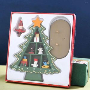 Party Decoration Wide Application Long Lasting Decorative Xmas Wooden Ornament With Cartoon Ornaments Christmas For Home