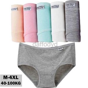 Women's Panties 5Pcs Plus Size Panties Womens Solid Underwear Girls Briefs Cotton Sexy Lingeries Ladies Underpants Shorts Panty Intimate Female 24323