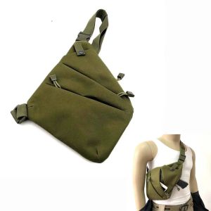 Taschen Hochwertige Militär im Freien militärische taktische Rucksackmänner Schulter Messenger -Tasche Antitheft Chest -Tasche versteckte Speicherpistole Tragetasche