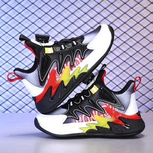 Basketballschuhe 2024 Kinder Turnschuhe für Jungen Mesh Atmungsaktive Laufsport Junge Kinder