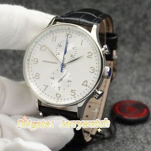 2024 ساعة جديدة Chronograph Sports Battery Power Limited Watch Silver Dial Quartz Professional Wristwatch قابلة للطي قفل المشبك الساعات الساحات الزرقاء الجلدية