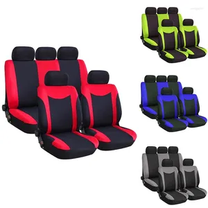 Car Seat Covers 9Pcs Automobiles Full Set Universal Fit Fashion Interior Accessories