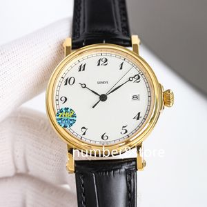 18k Yellow Gold 5153G MENS Titta på Cal.324 Automatisk arabisk siffra klassisk Swiss Armwatch Sapphire Crystal Waterproof Classic Luxury Watches 38mm