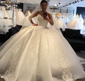 Nach Maß Brautkleider 2020 Luxus Applikationen Prinzessin Brautkleider Illusion Ballkleid Plus Size Hochzeitskleid Vestidos De No7536256