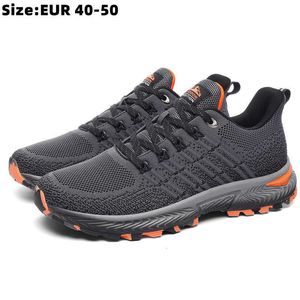 HBP Non-Brand High Quality Fashion Lace-up usa Wholesale Mens Sports Sneakers Shoe Breathable Flying Size 49 Men Hiking Running Shoes