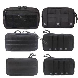 Bags MOLLE Waist Bag Compact Military Hunting Tactical EDC Bag Utility Pouch Men Outdoor Dump Drop Medical Pack Phone Holder Case