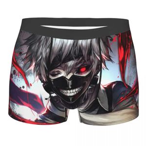 Cuecas anime tóquio ghoul kaneki ken roupa interior masculina boxer shorts calcinha novidade respirável cuecas para homme S-XXL 24319