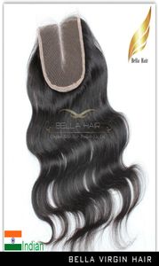 Перуанские кружевные застежки, наращивание человеческих волос, средняя часть, верхняя кружевная застежка, 4x4, Прямая поставка, объемная волна7831251