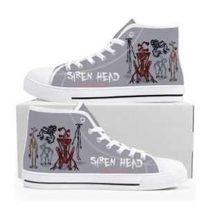 Schuhe Siren Kopf High Top Sneakers Hot Cartoon Game Herren Frauen Teenager hochwertige Mode Canvas Schuhe Freizeitschneider machte Sneaker