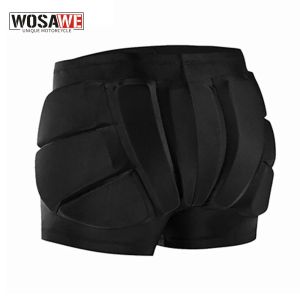 Stiefel Wosawe Skating Hüften Protektor Dicke gepolsterte Kissen Kompression Skating Shorts Ski Snowboard Sportschutzmatte für Jungen Mädchen