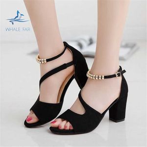 HBP Non-Brand Korean office lady latest model plus size design ladies party shoes women high heel summer sandals for woman