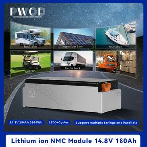 Grade A NMC 14.8V 180Ah Lithium ion Battery Module 4S1P for ESS EV RV Boat Camping Electric Scooter Tricyle Motorcycle Energy