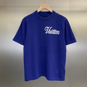 24SS män t-shirt designer tees märke kort ärm t-shirt pullover ren bomull varm lös andningsmode män och kvinnor y1