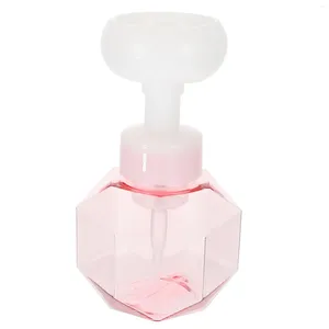 Liquid Soap Dispenser Flower Sparkling Bottle Portable Toiletry Face Cleanser Milk Foam Machine
