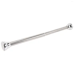 Shower Curtains Curtain Pole Tension Rods Expandable Extendable Cupboard Bar Spring Adjustable Clothes Flexible Rail