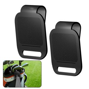 AIDS Golfs Bag Metal Landing Pads Universal Fit Golf Bag Types Landing Pad Gifts For Golfs Lover Golf Equipment Putter Clamp Holder