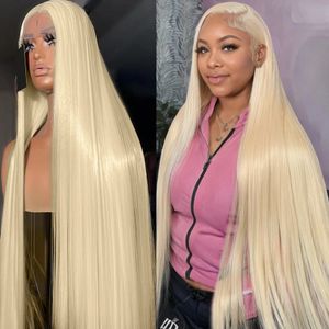 Straight 613 Blonde 13x6 Lace Front Wigs Human Hair 30 Inch 13x4 Hd Lace Frontal Wig Brazilian Blonde Lace Front Glueless Wig