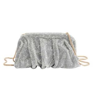 Schicke Umhängetaschen, Bankett-Designer-Handtaschen, Einkaufstasche, Damenmode, Umhängetasche, Promi-Party, Handheld-Clip, Diamant-Mesh-Messenger, Vintage-Tasche 240311