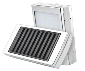 Solar led portátil dupla usb power bank caixa 5x18650 carregador de bateria externa diy caixa de carregamento portátil para telefone poverbank external6535134