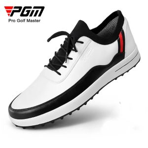 Sapatos Sapatos de golfe PGM Men tênis de golfe respirável masculino Slip Sports Sports Sports Outdoor Brogue Style Golf Treiners XZ184