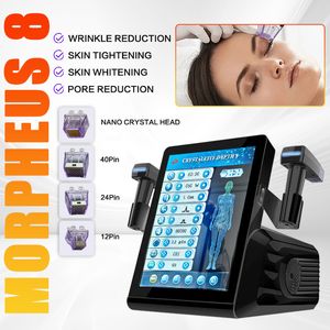 Nyaste anti-aging Morpheus 8 Fraktionerad RF Microneedling Medical Beauty Machine Microneedle Wrinkle Removal Skin åtdragningsenheter