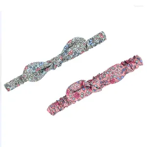 Acessórios para o cabelo boutique 10 pçs moda floral headbands sólido arco hairbands bonito princesa orelha ajustável elástico cabeça banda headwear