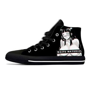 Buty seksowne Ahegao dziewczyny Lewd Waifu Materiał Anime Manga Casual Buty Wysokie Top Lightweight Board Buty oddychające mężczyźni Kobiety Sneakers