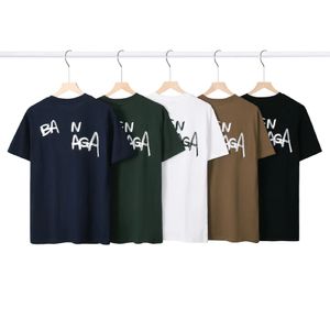 Camisetas masculinas Designer de camisa masculina para homens camisetas de moda feminina com cartas casuais no verão de manga curta camarada roupa mulher asiático memf